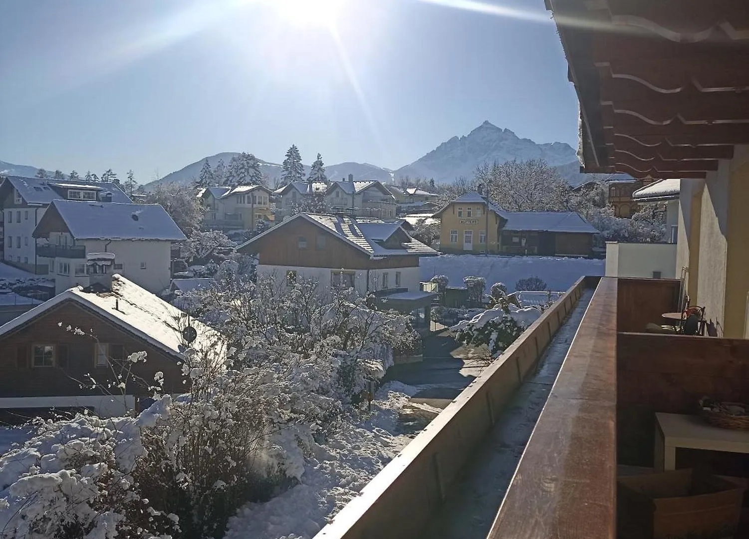 בית אירוח דירות מוטרס Gaestehaus Alpenblick